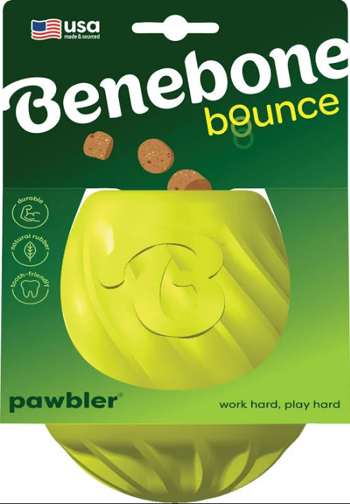 Benebone Bounce Rubber Pawbler Dog Toy
