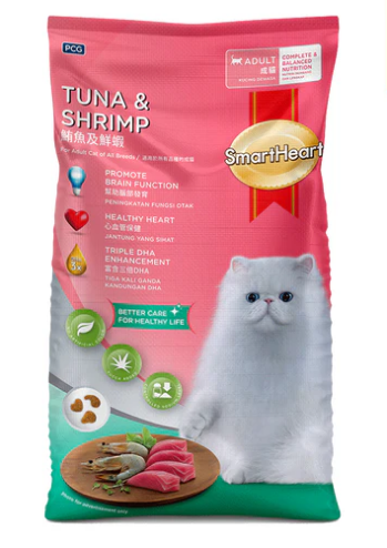 SmartHeart Adult Tuna and Shrimp Dry Cat Food