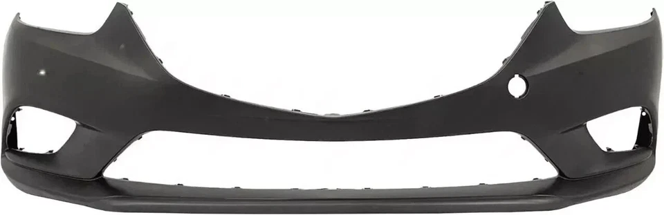 AutoEdgeParts - Front Bumper Cover Paintable Plastic & Headlights Kit For 2014-17 Mazda 6