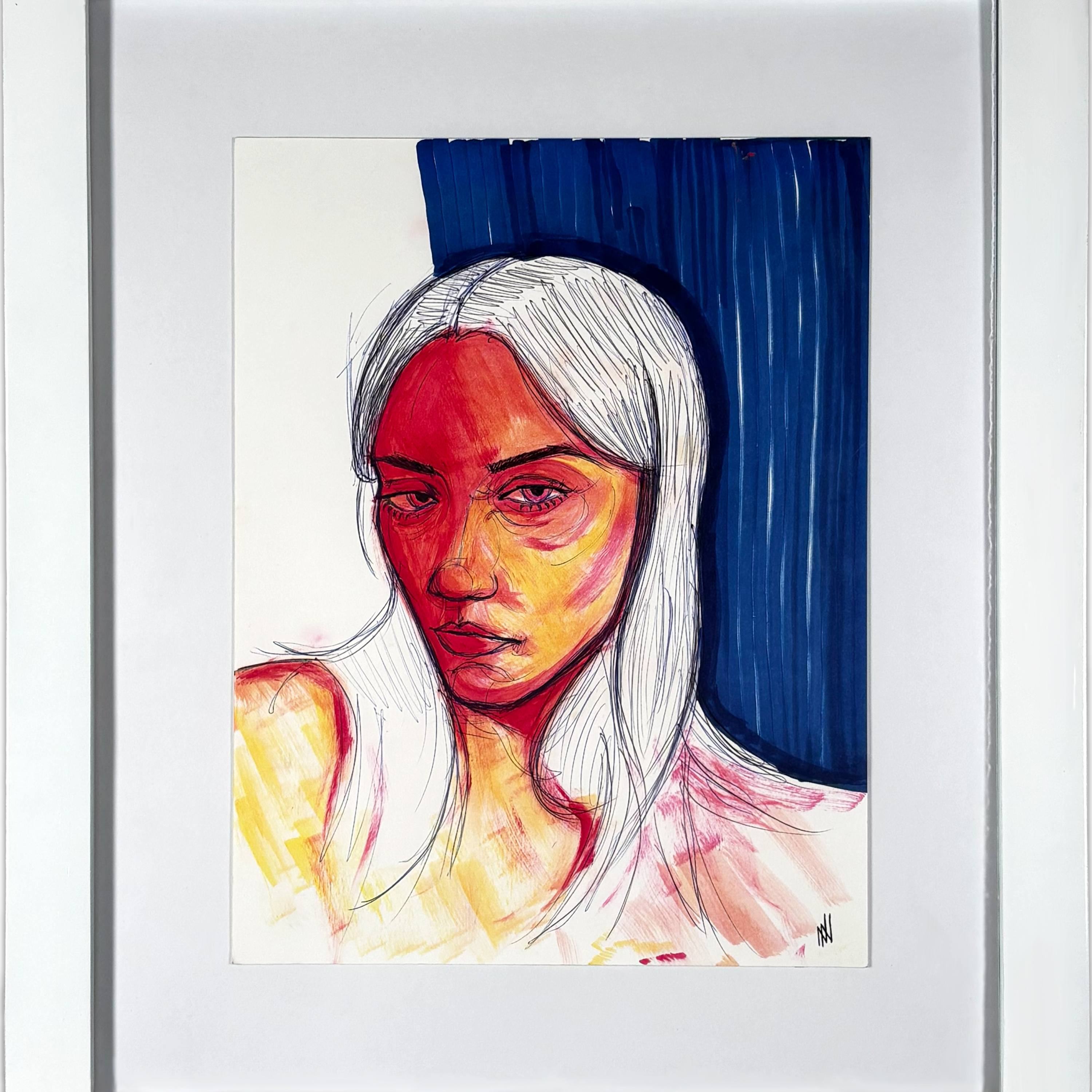 RED WOMAN PORTRAIT