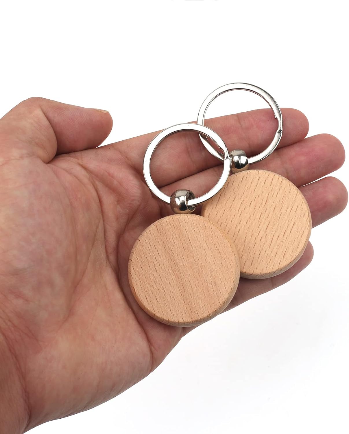 Wooden Blank Keychains