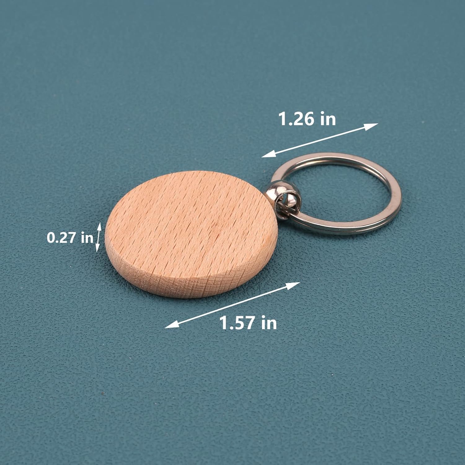 Wooden Blank Keychains