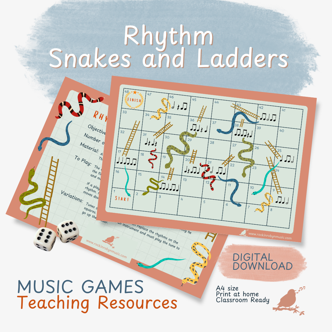 RHYTHM Snakes and Ladders Board Game