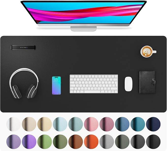 Premium PU Leather Desk Mat