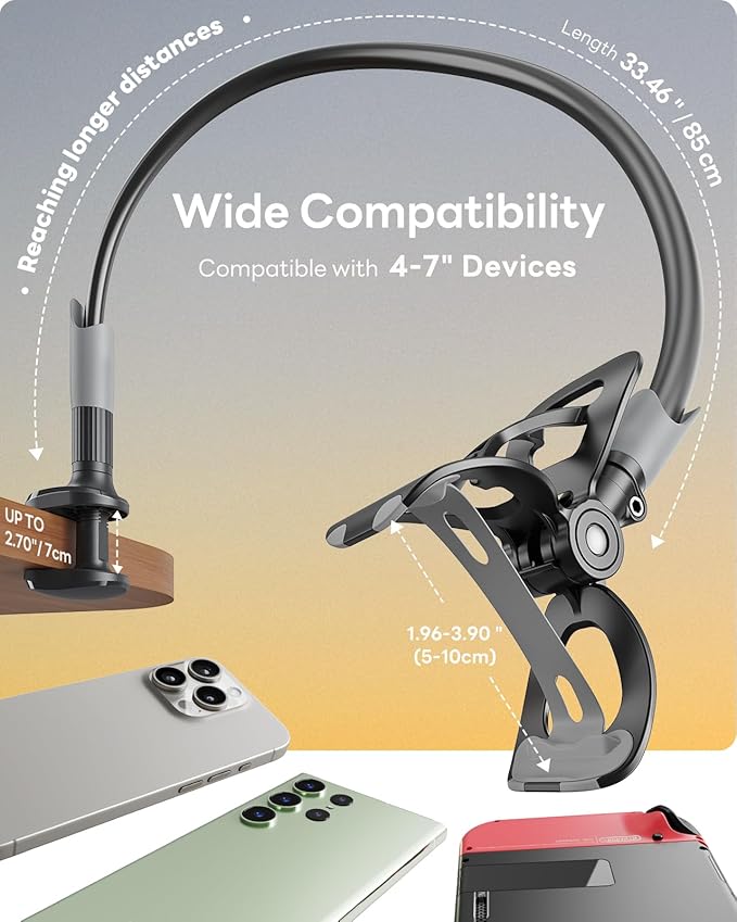 Flexible Gooseneck Phone Holder