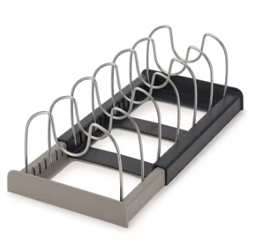 Range-couvercles et casseroles ajustable