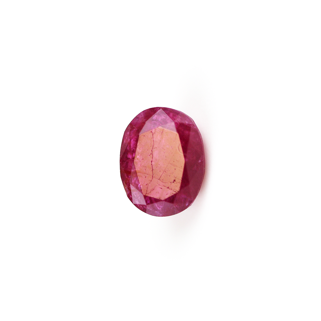 Oval Cut Ruby Gemstone