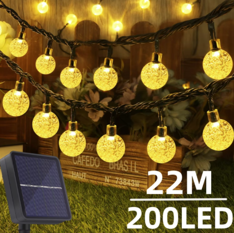 Solar Globe String Lights