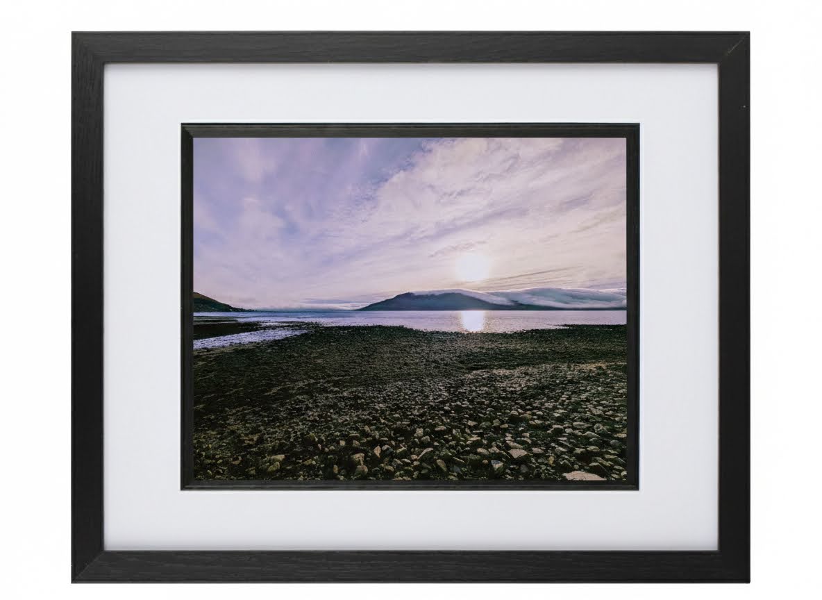 Hand Framed 'The Timeless Shores from Rostrevor'