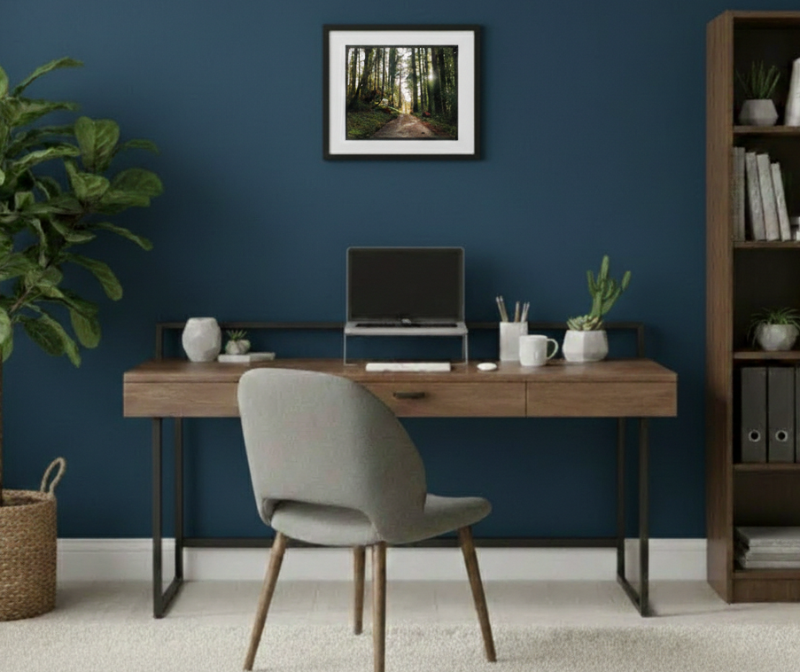 Hand Framed 'The Whispering Path of Kilbroney Forest'