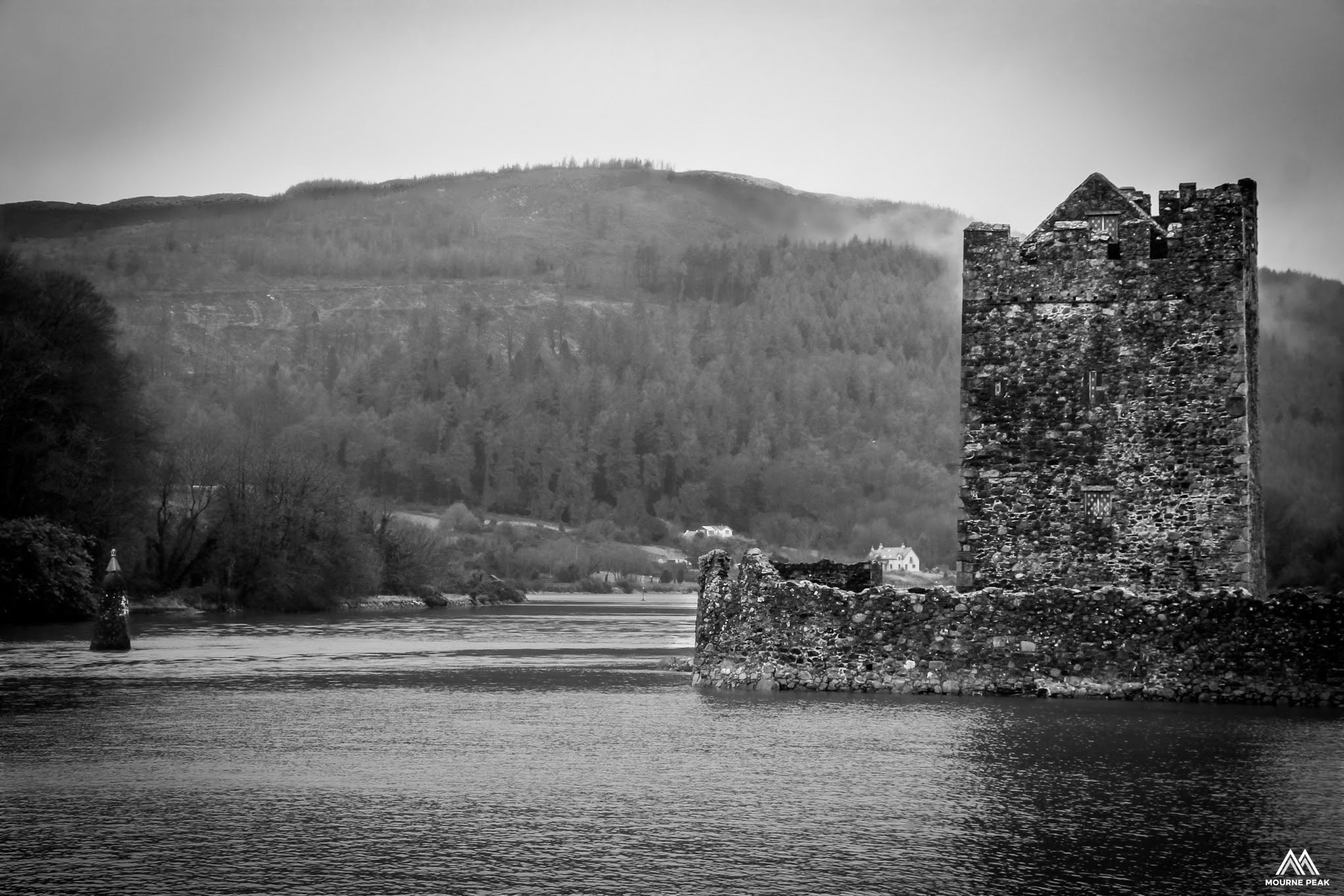 Hand Framed 'The Keep at Narrow Water Castle'