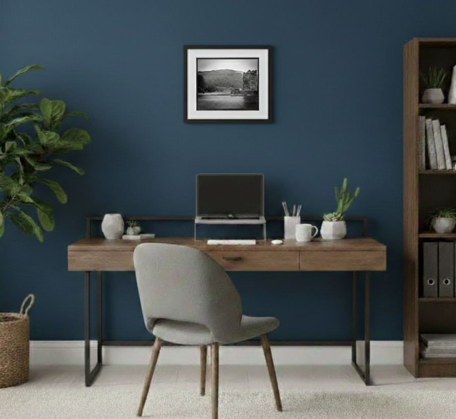 Hand Framed 'The Keep at Narrow Water Castle'