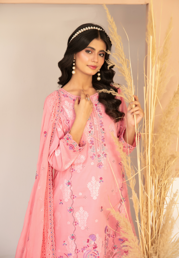 Candy Petal - Zaylee 3PC Embroidered Lawn