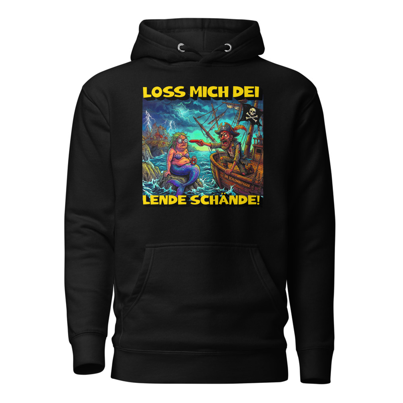 "LOSS MICH DEI LENDE SCHÄNDE" PREMIUM COTTON HOODIE | UNISEX |