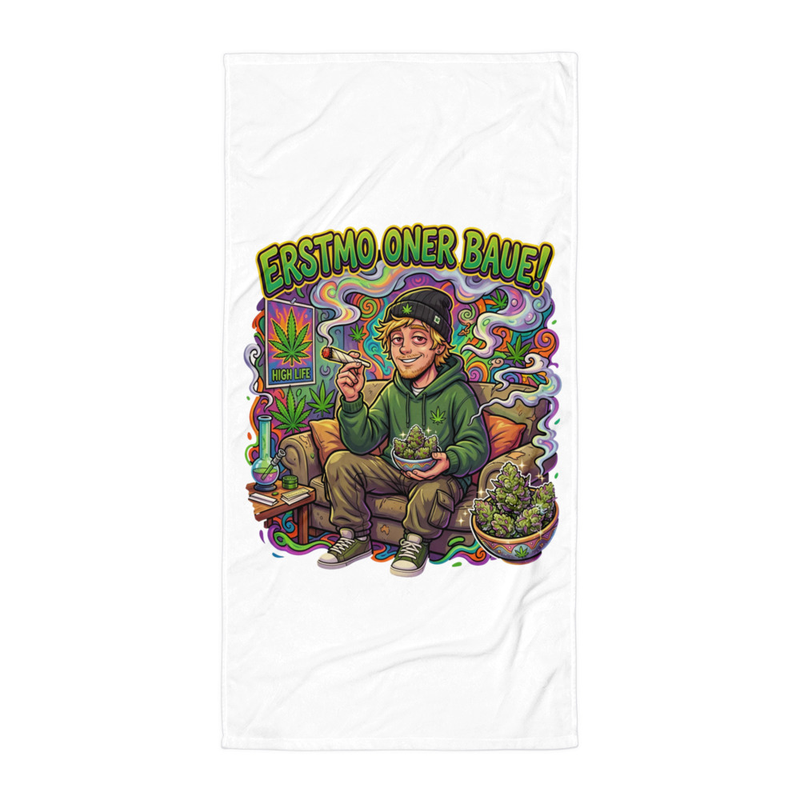 "ERSTMO ONER BAUE!" HANDTUCH