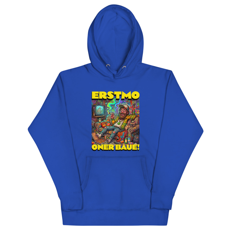 "ERSTMO ONER BAUE!" PREMIUM COTTON HOODIE | UNISEX | DESIGN 2