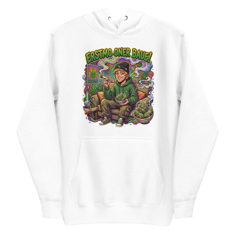 "ERSTMO ONER BAUE!" PREMIUM COTTON HOODIE | UNISEX