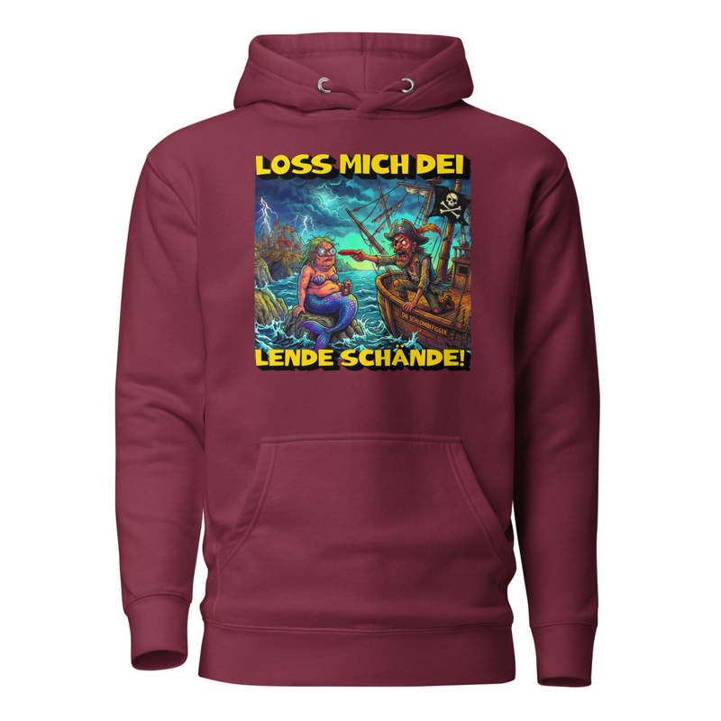 "LOSS MICH DEI LENDE SCHÄNDE" PREMIUM COTTON HOODIE | UNISEX |