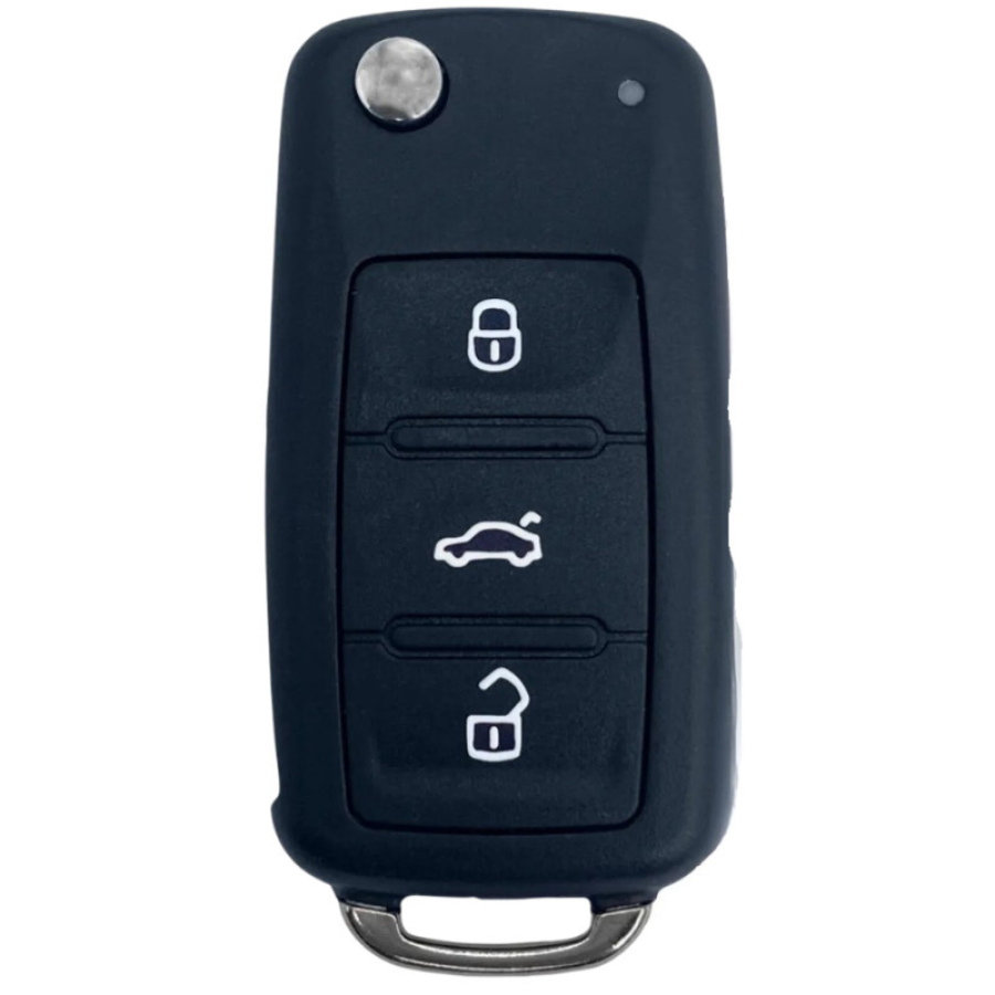 Chave Canivete Gol G4 G5 Fox Polo Golf Vw Todos 3 Botoes