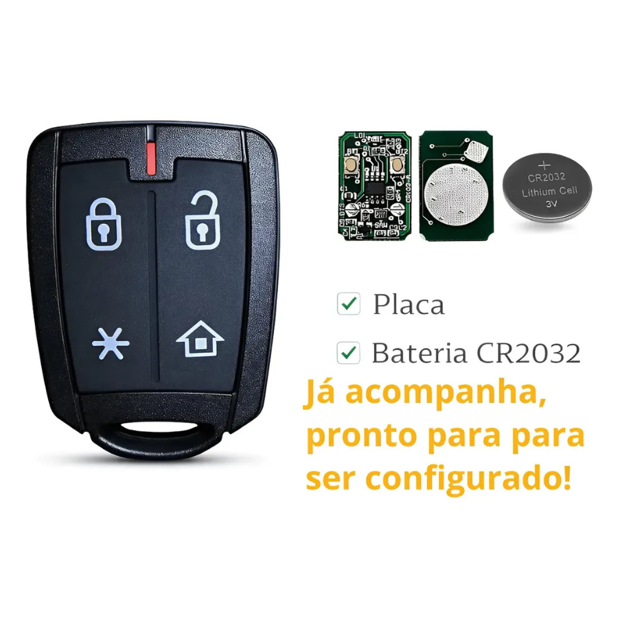 Controle Remoto P/ Alarme Positron Px42 Flex 293/300/330/360