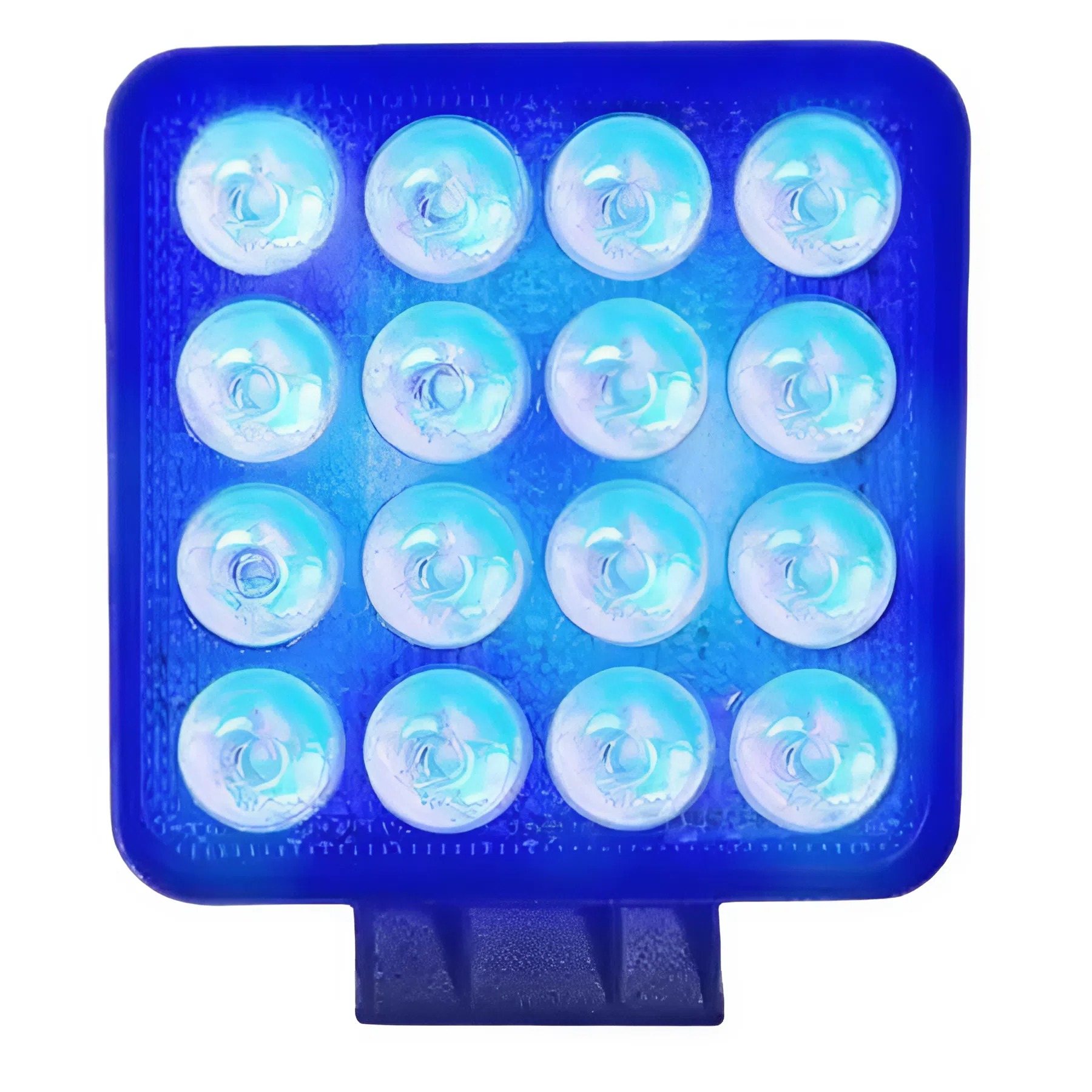 Farol LED Azul 48w Quadrado 12v / 24v