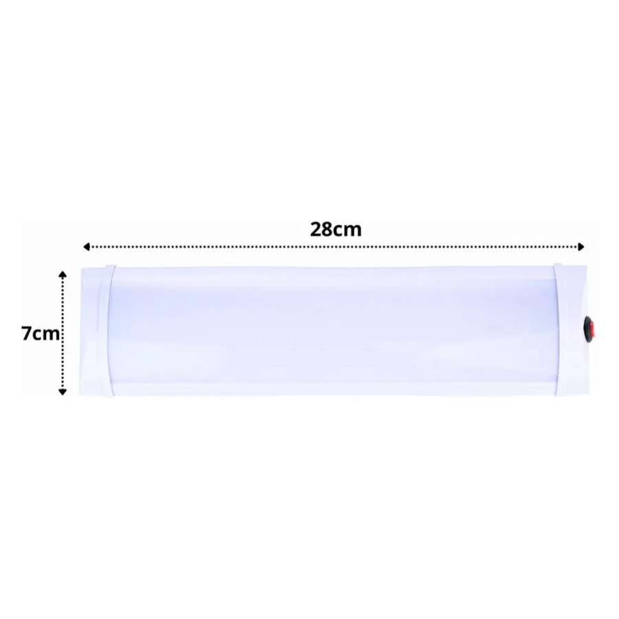 Luminária Led 72 leds Bivolt 12V 24V