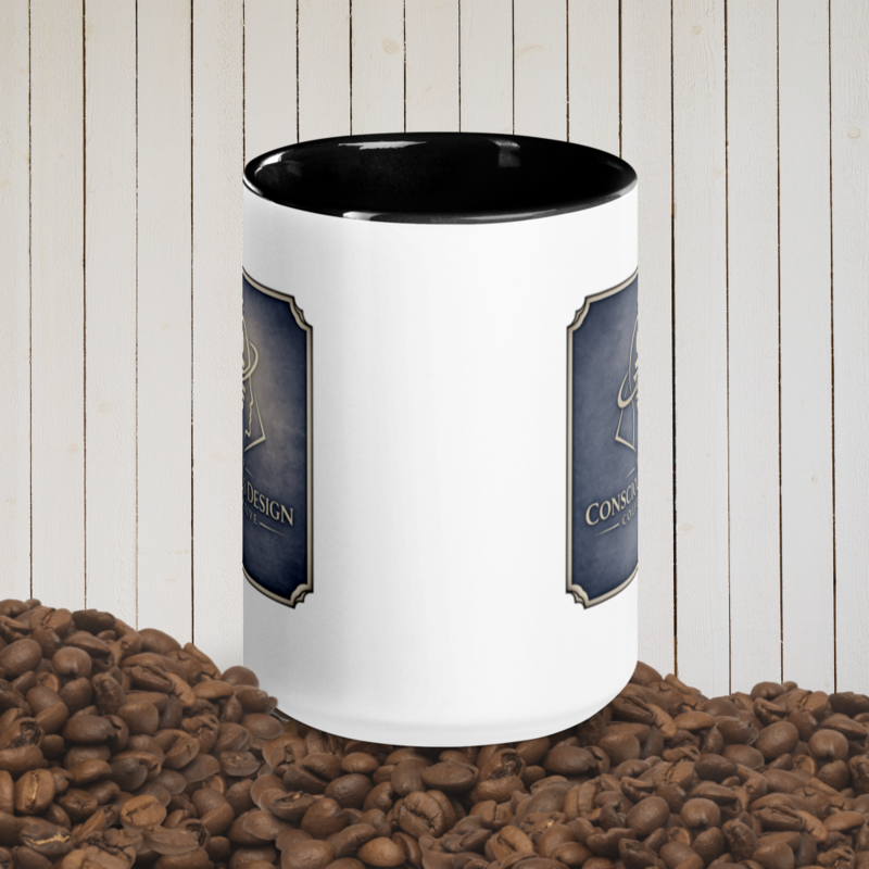 The Conscious Design Collective Mug - Black/White