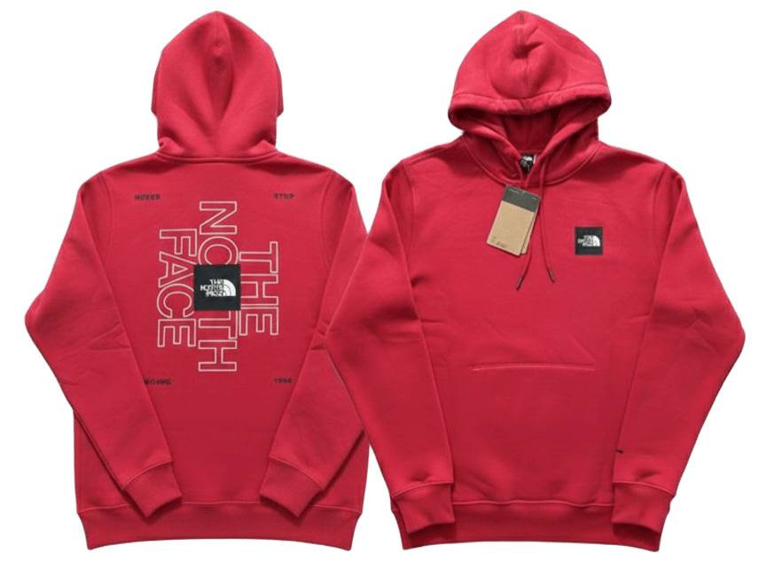 Sudadera TNF · Azul Marino · Logo Rojo/Blanco