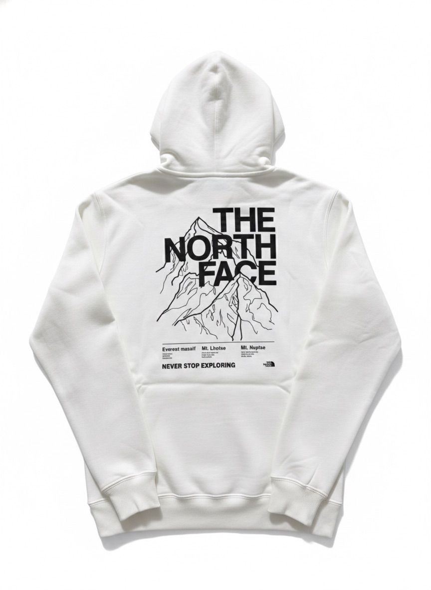 Sudadera TNF Blanco · Logo Frontal y Posterior