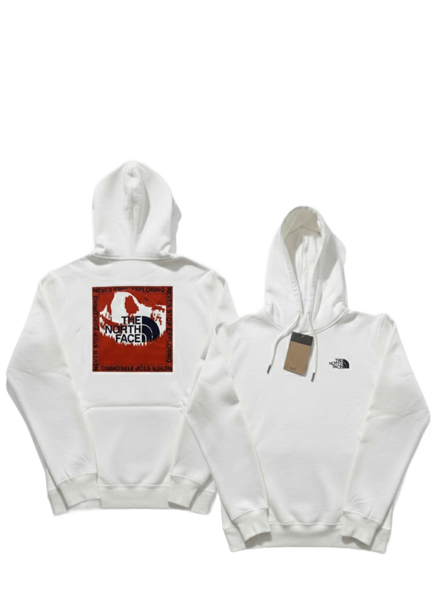 Sudadera TNF Blanco · Logo Frontal y Posterior