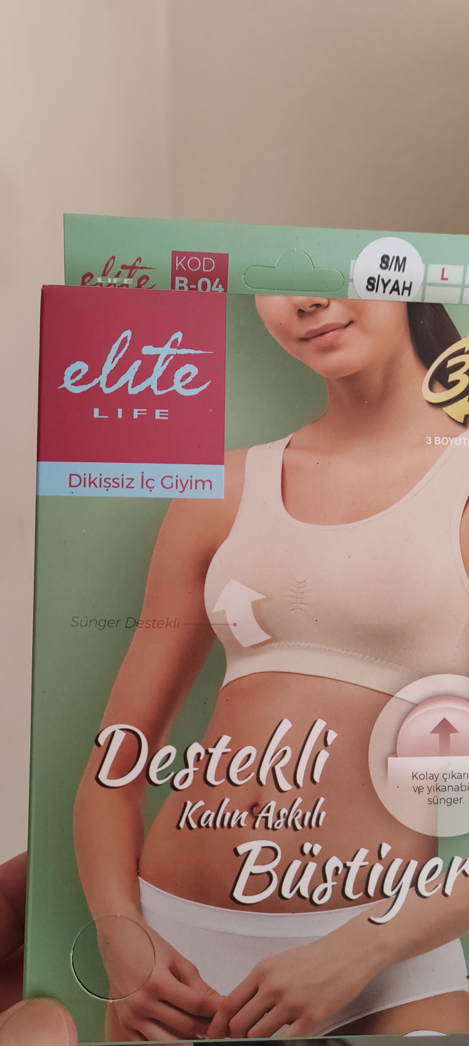 Destekli Kalın Askılı Büstiyer