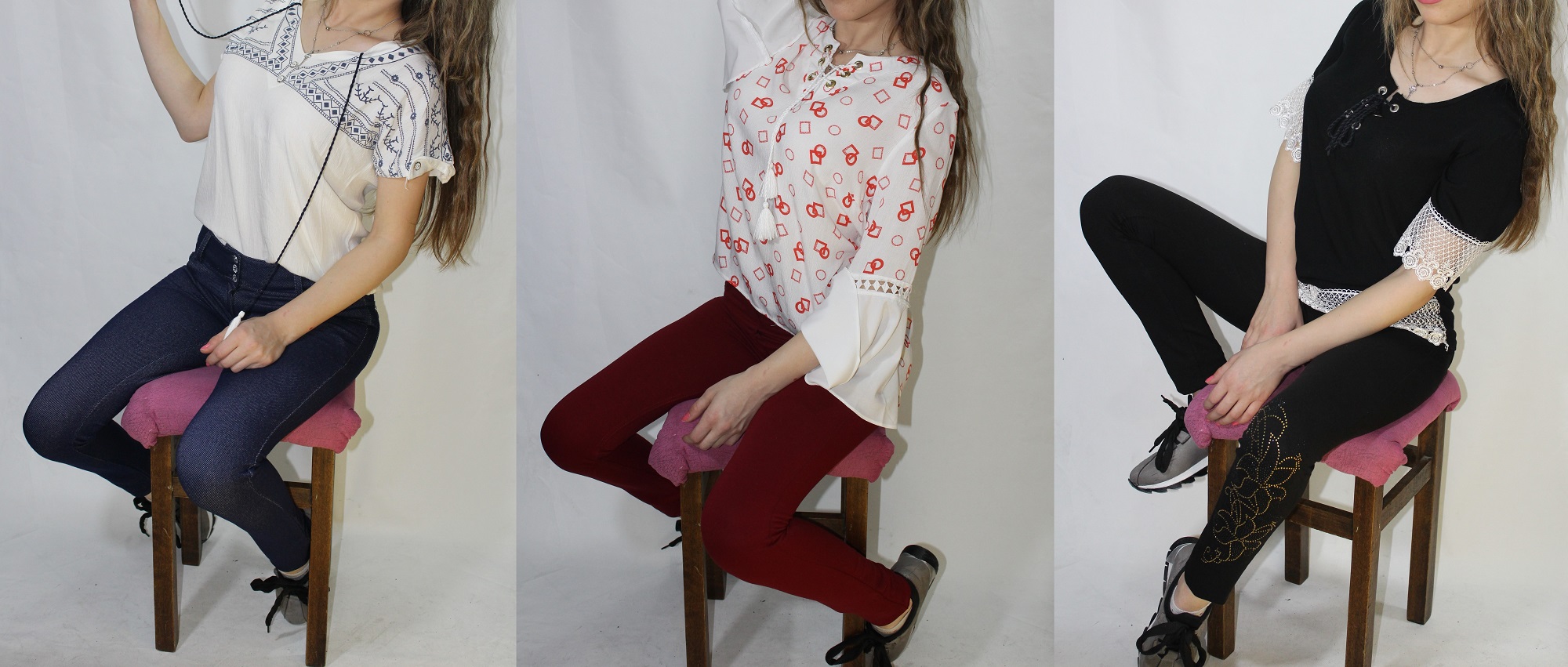 Kadın Kombin Bluz Seti