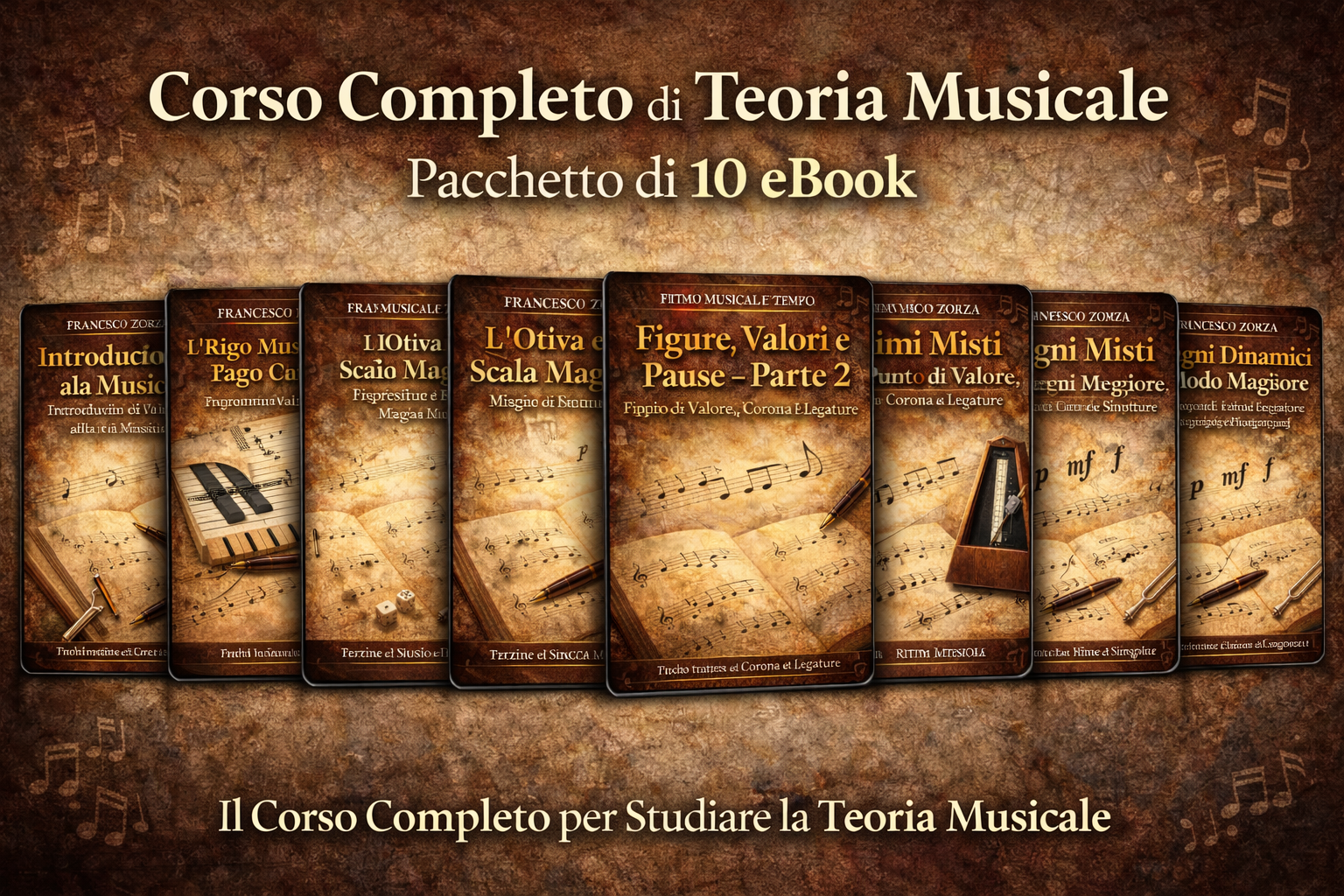 Pacchetto completo di teoria musicale