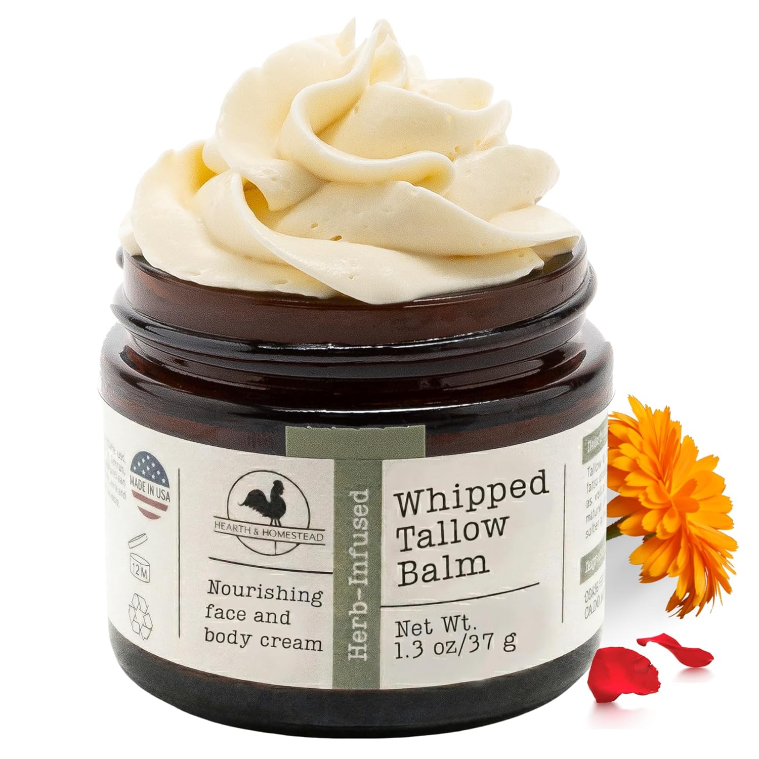 Hearth & Homestead Whipped Beef Tallow for Skin & Face