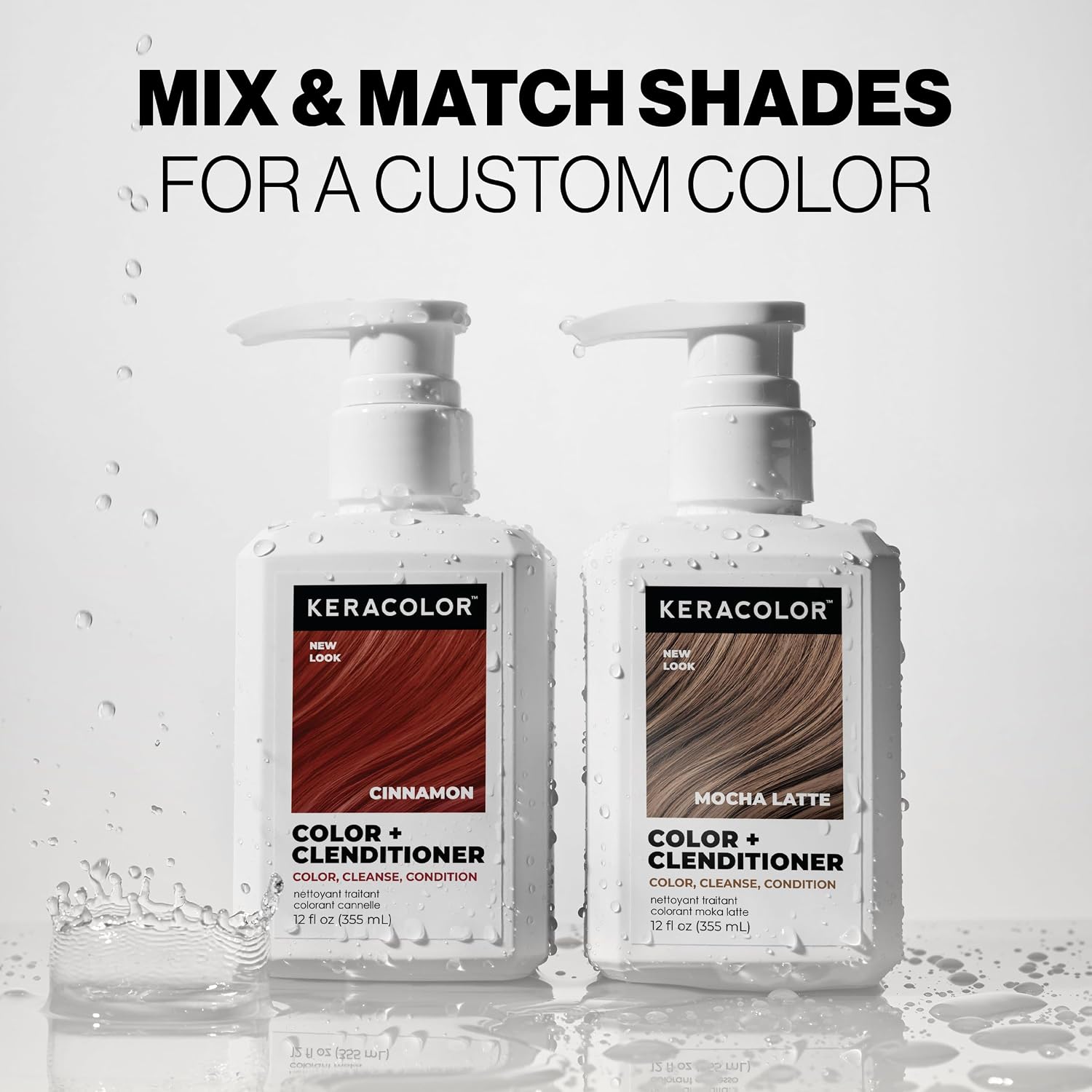 Keracolor Hair Color-Tint + Clenditioner 3-in-1 Color