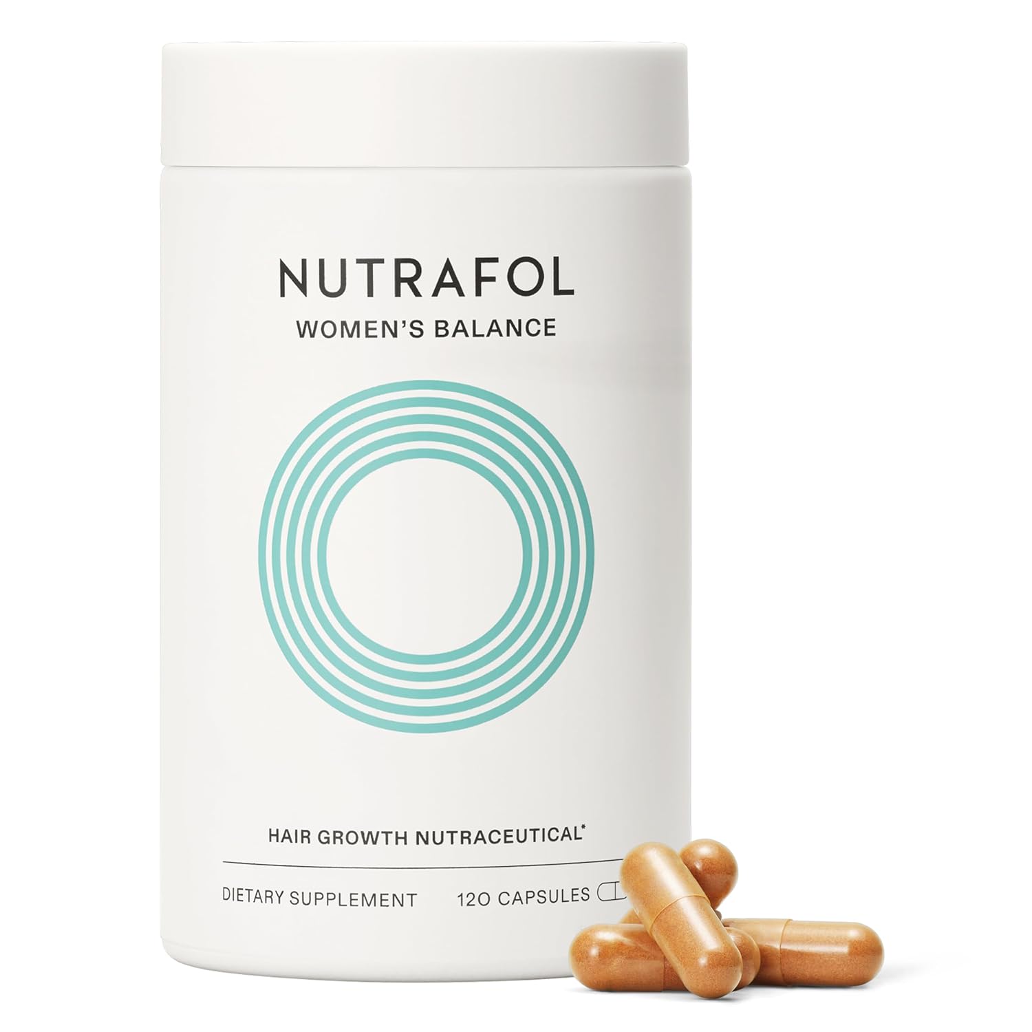 Nutrafol Women's Balance Hair Growth Supplements for Hair Thinning Ages 45 and Up Clinically Tested for Visibly Thicker Hair and Scalp