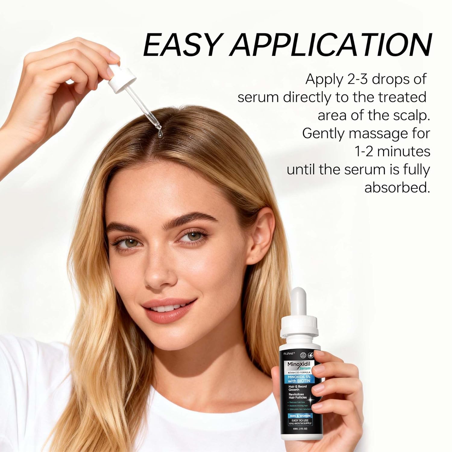 5% Minoxidil for Men, Minoxidil for Women Hair Growth Treatment
