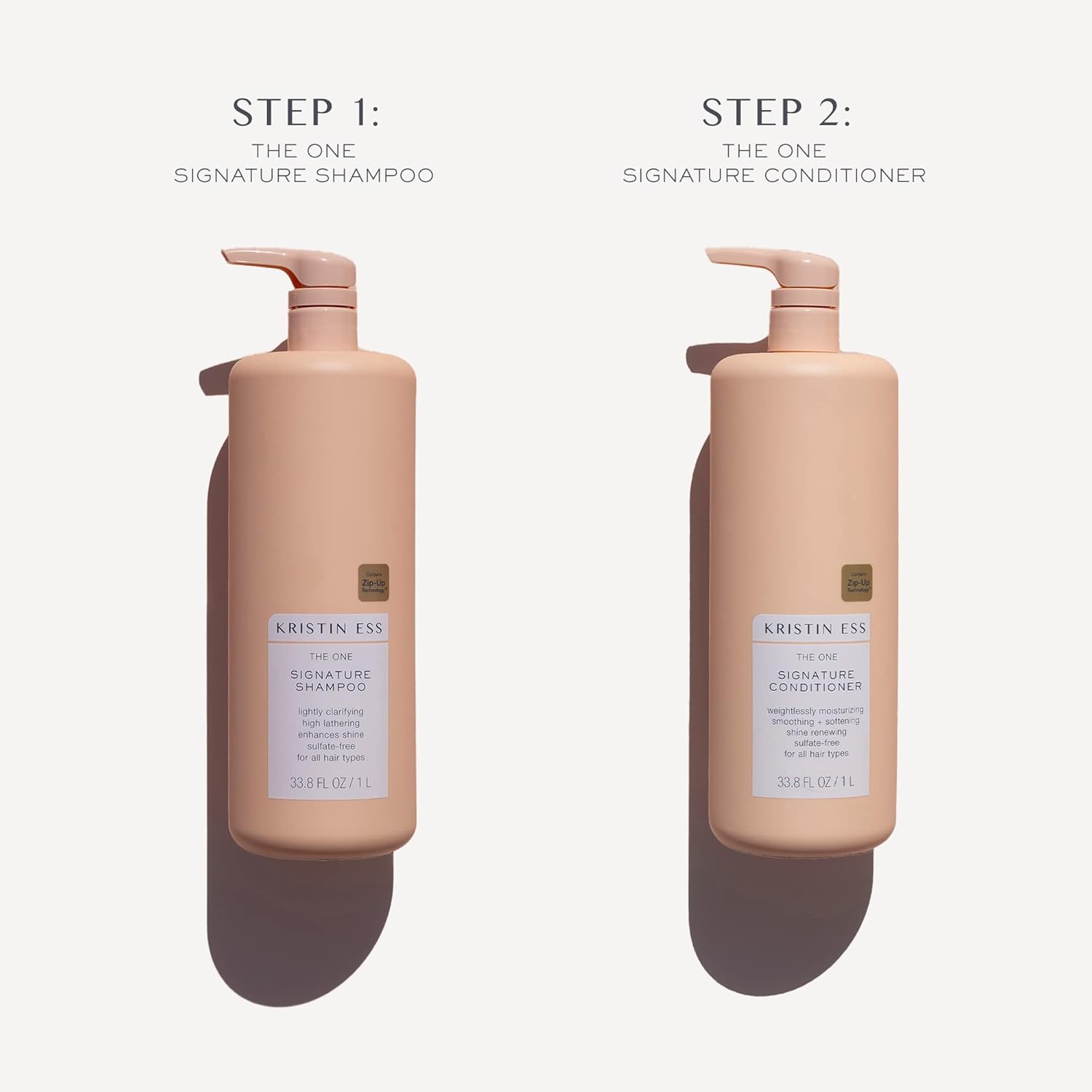 Kristin Ess Signature Shampoo and Conditioner Set with Pumps