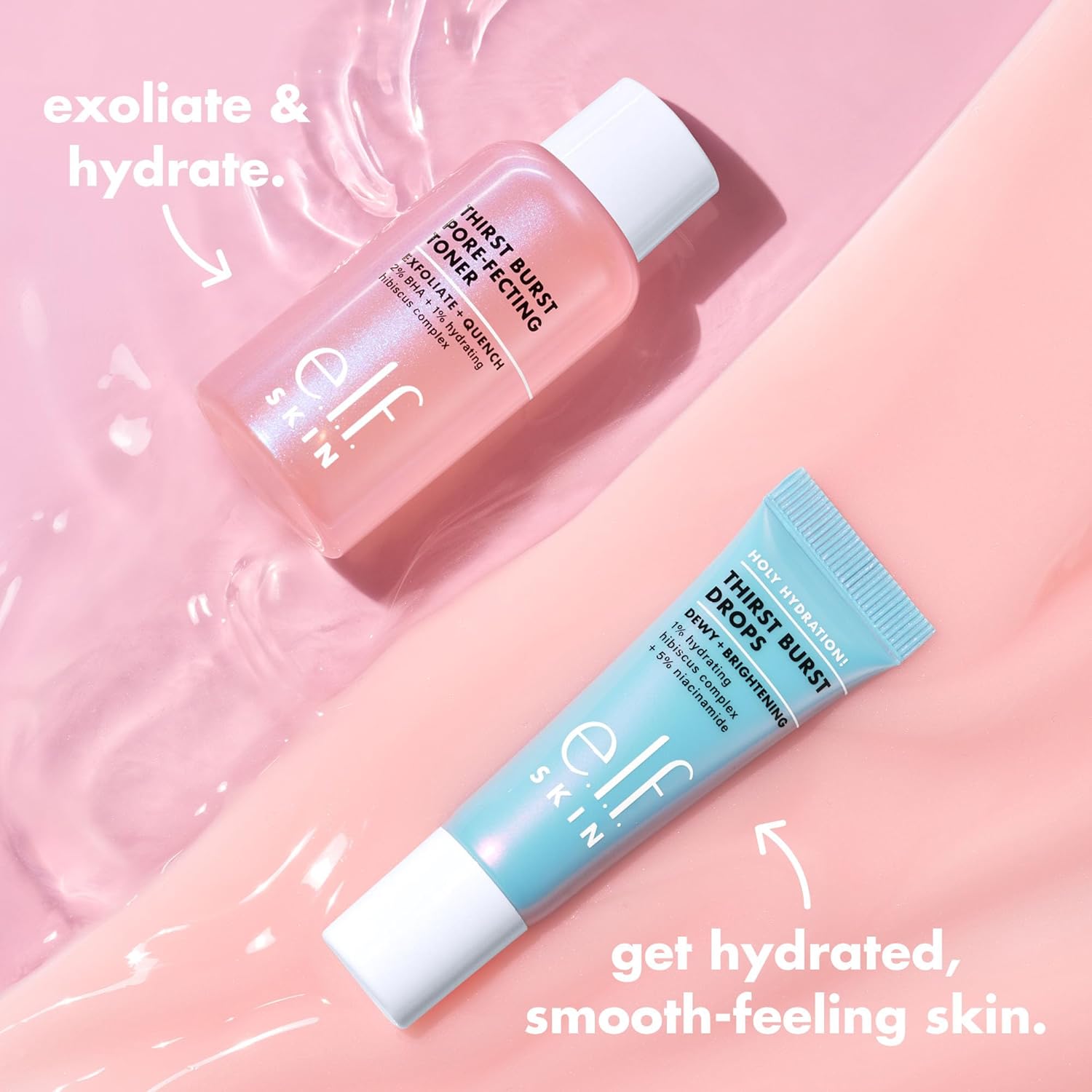 e.l.f. SKIN Thirst Burst Dew-O, Travel-Sized Skincare Set