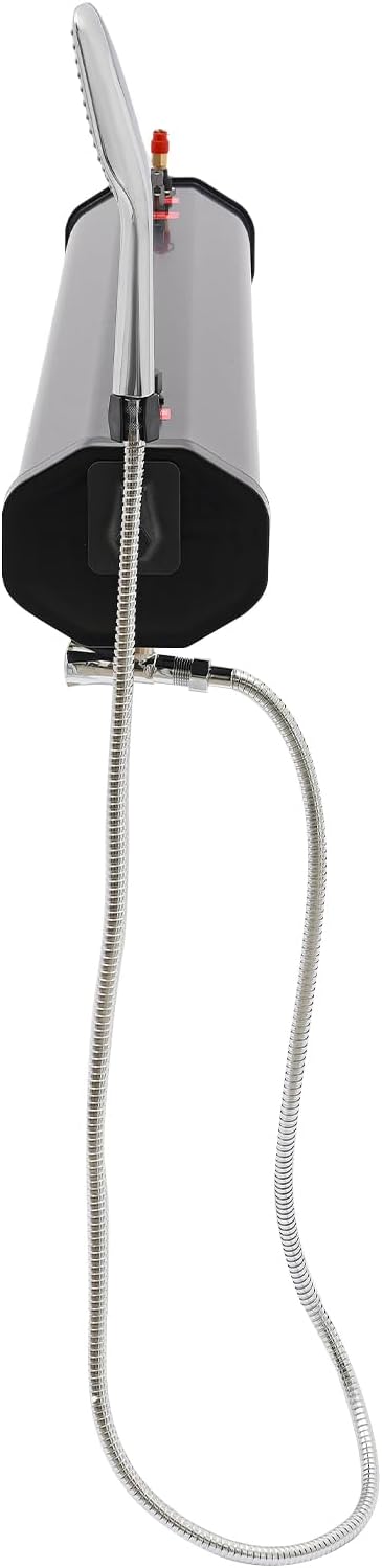 30 litrų slėginis saulės vandens bakas. Ant stogo montuojamas kelioninis dušas skirtas stovyklavimui SUV, kemperiams ir autobusiukams.