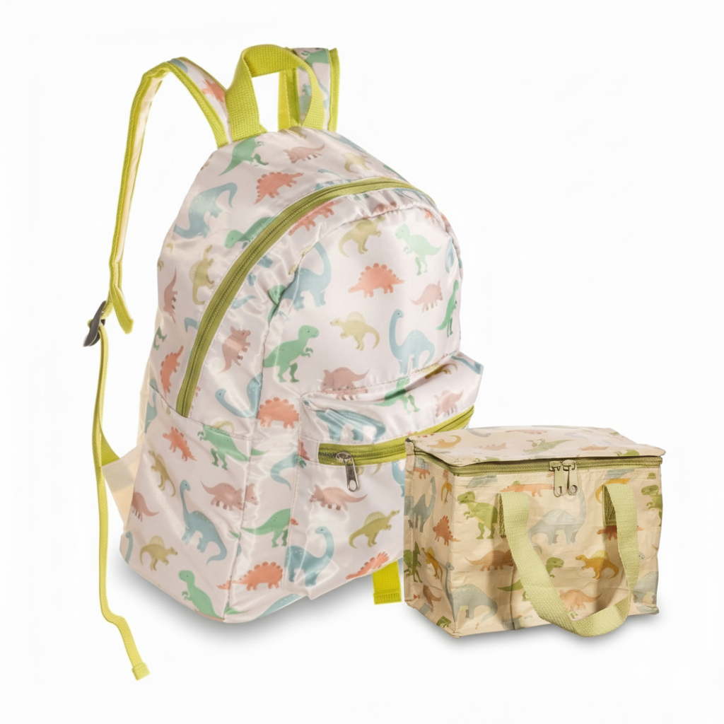 Prehistoric Pal Backpack & Dino Explorer Lunch Bag Set
