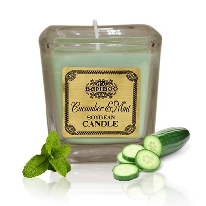 Cucumber & Mint – Serenity Soy Wax Candle
