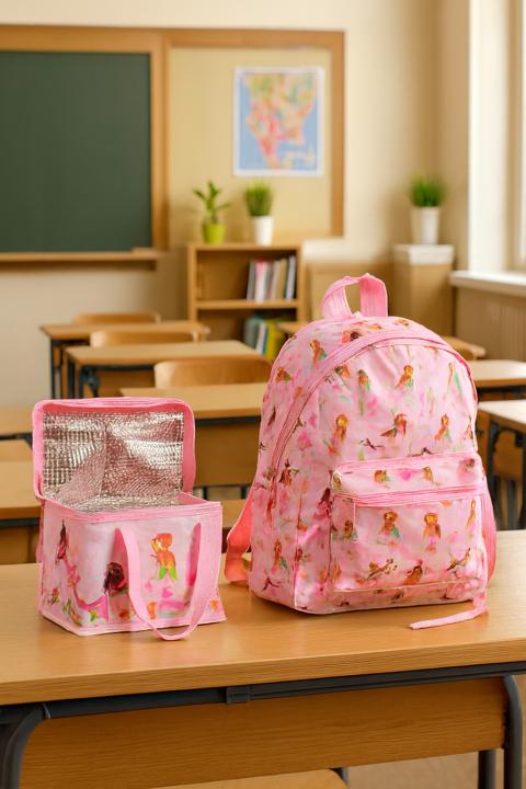 🧚 The "Enchanted Garden" Backpack & Lunch Bag Set
