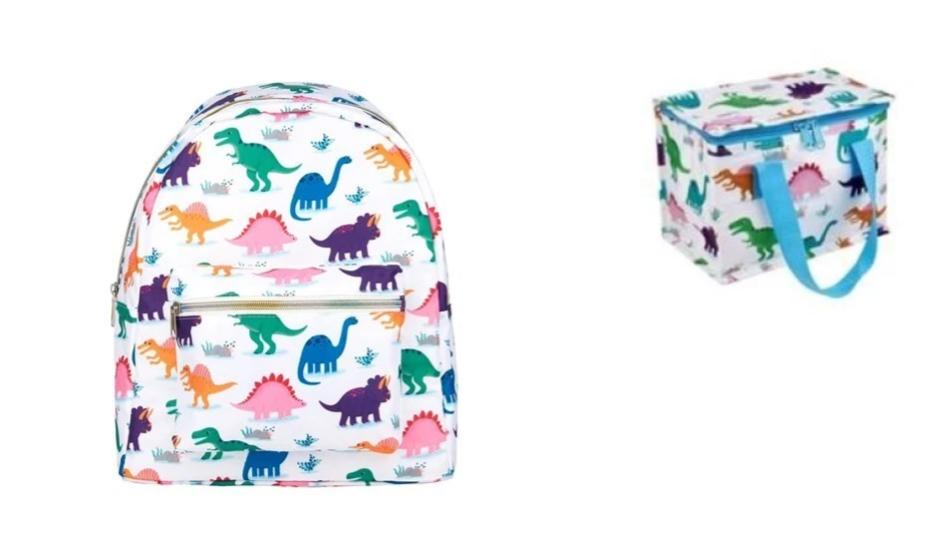 The Roarsome duo Backpack & Lunch bag Bundle