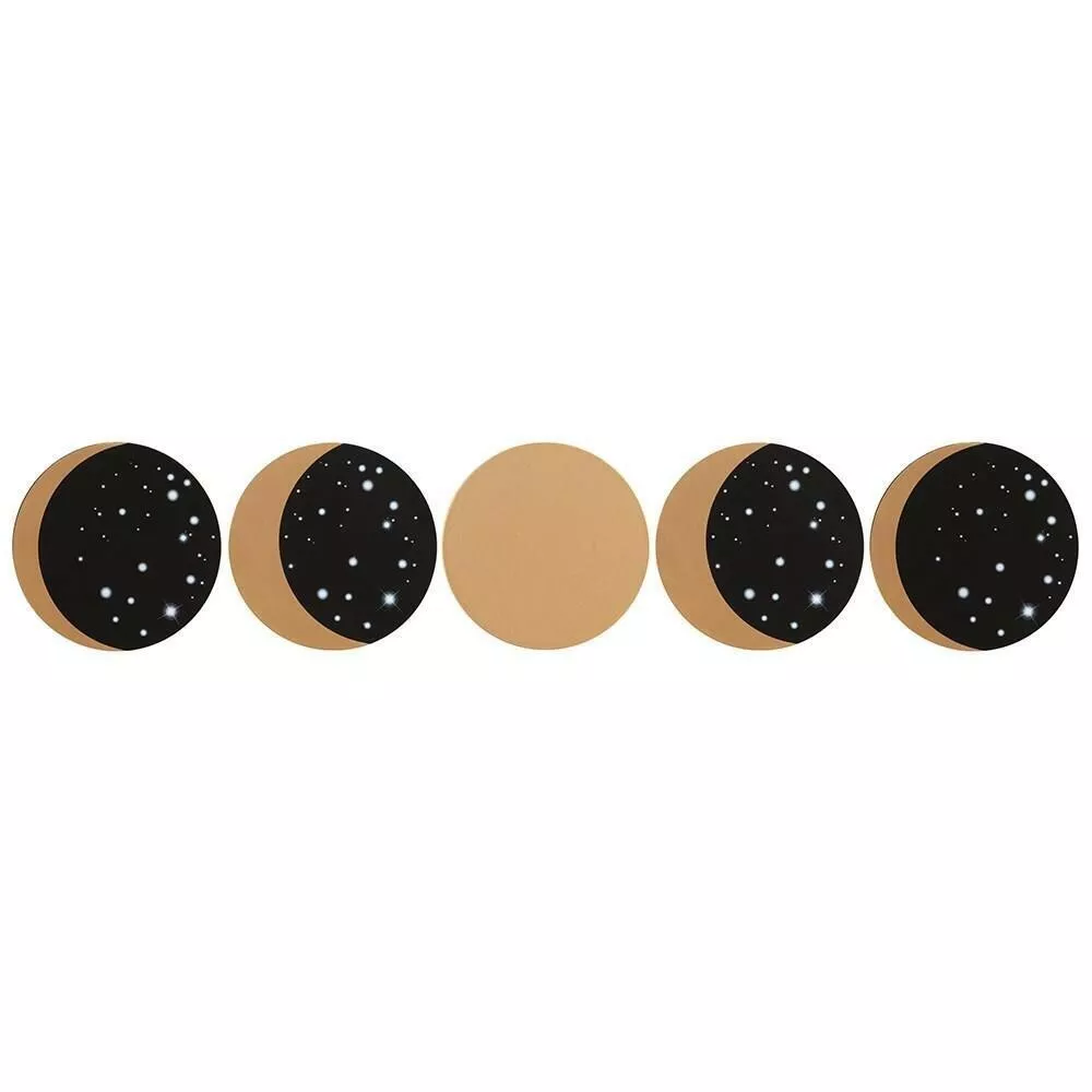 🌙 The "Lunar Cycle" Coaster Set