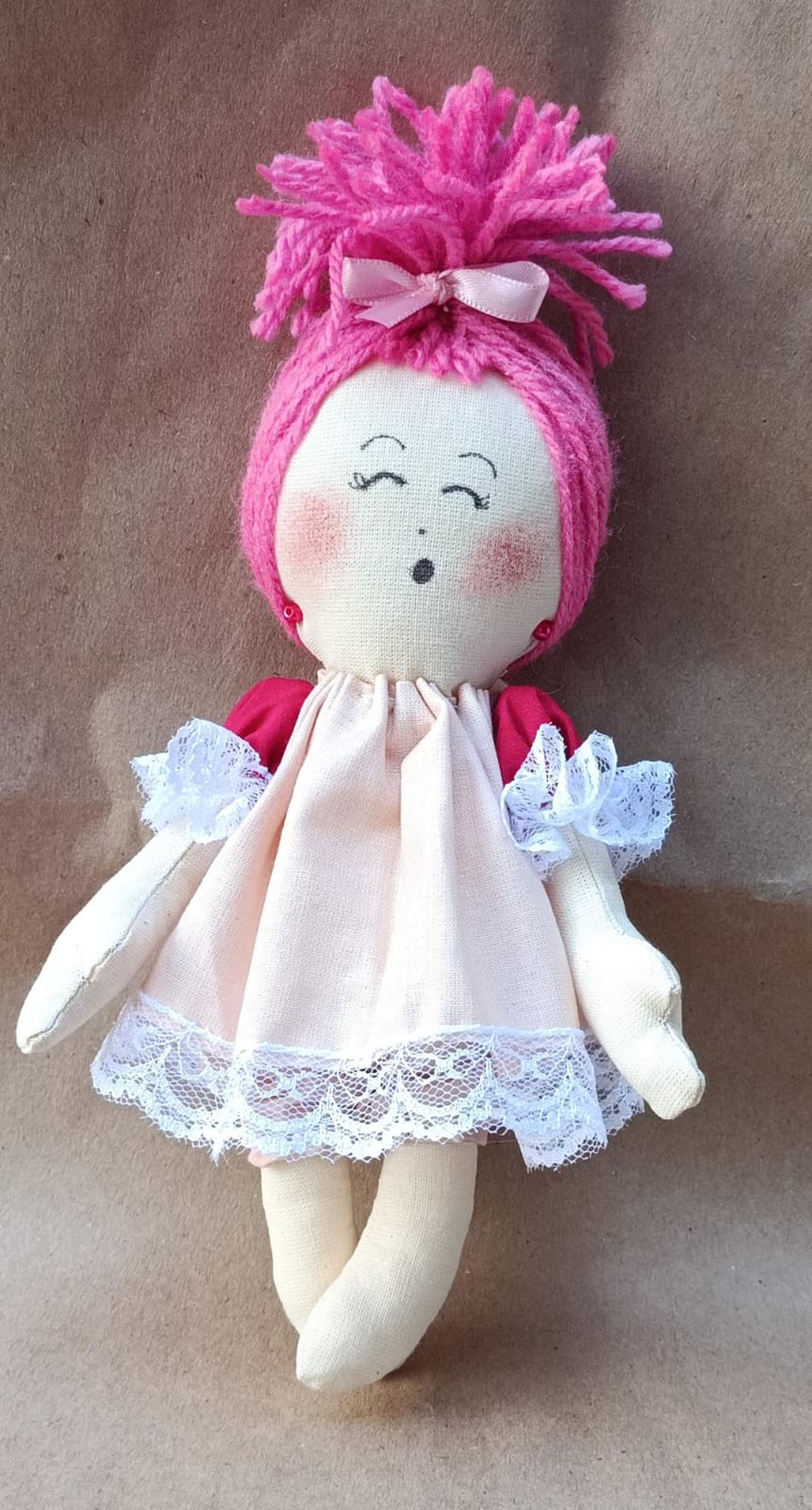 Mini boneca dorminhoca