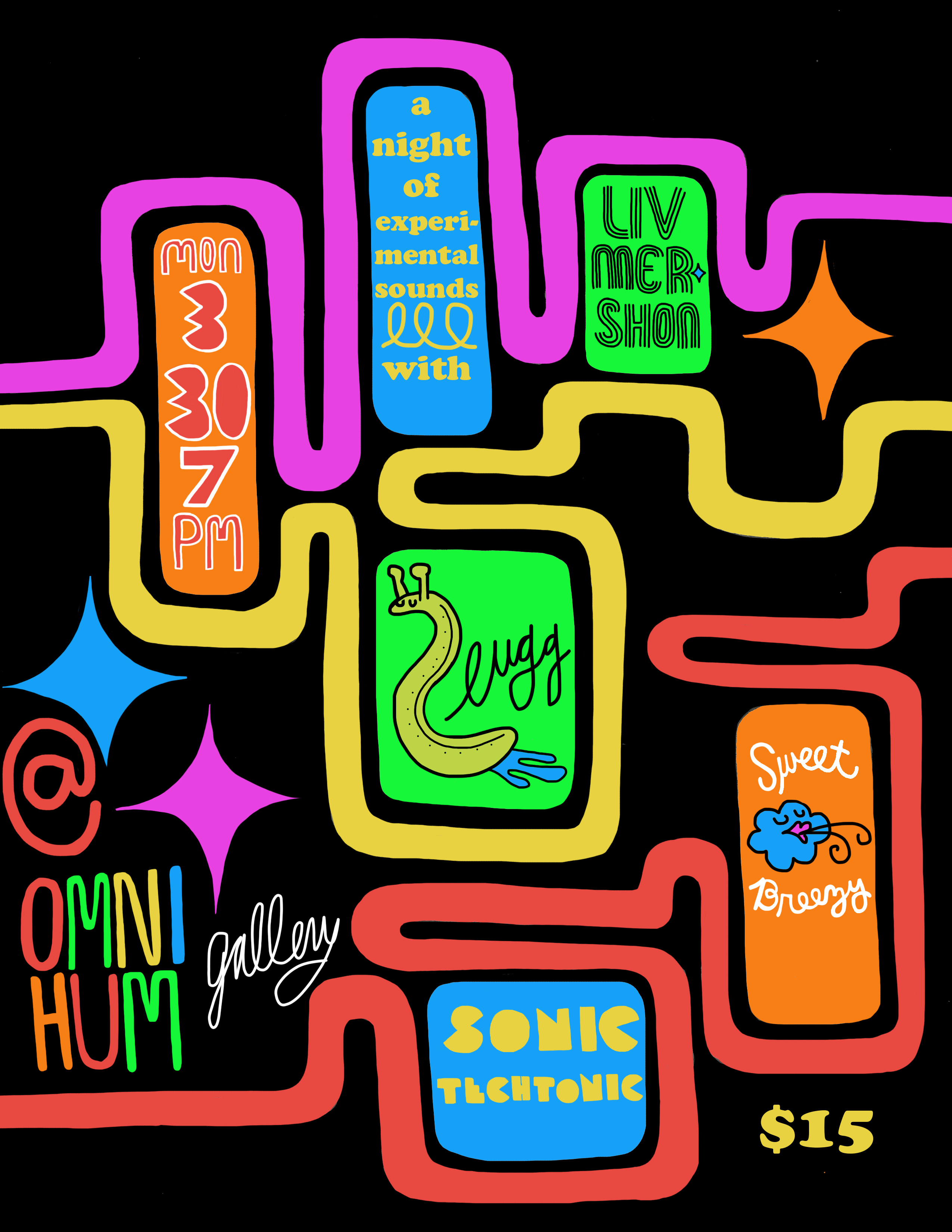 Experimental Music Night---- Monday, March 30th, 7pm