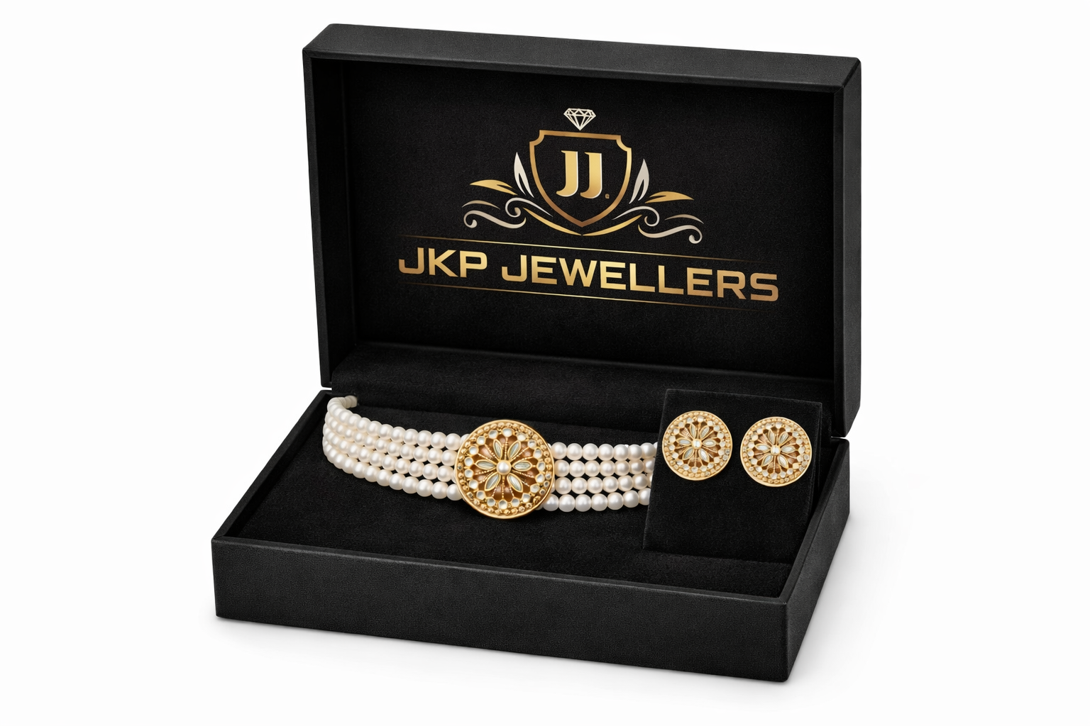 Elegant Pearl Choker