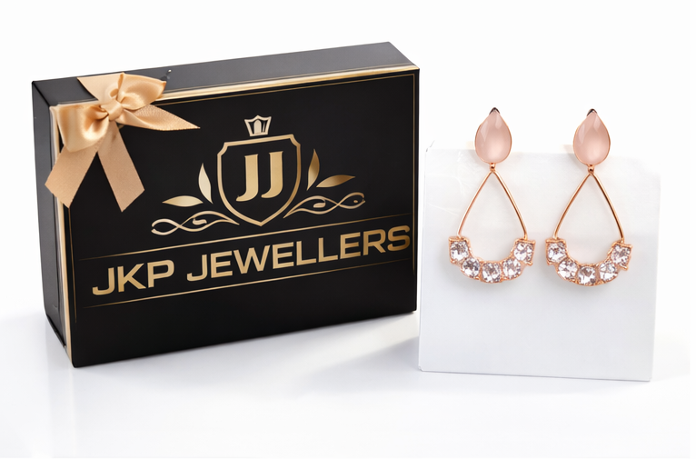 Elegant Crystal Drop Earrings