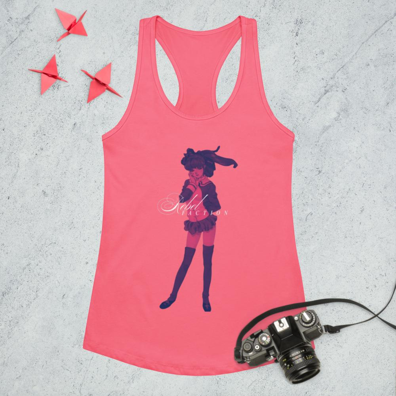 Women’s fitted racerback tank top